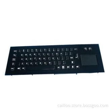 durable black titanium keyboard Vandal Resistant with touch